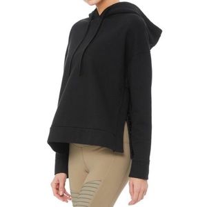 Alo Yoga Black Hoodie with side slits